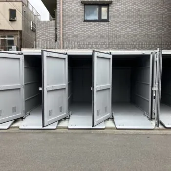 屋根付バイクガレージ
